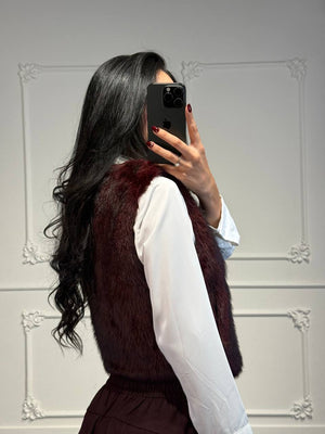 gilet in pelliccia