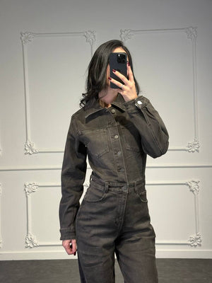 jumpsuit jeans lunga
