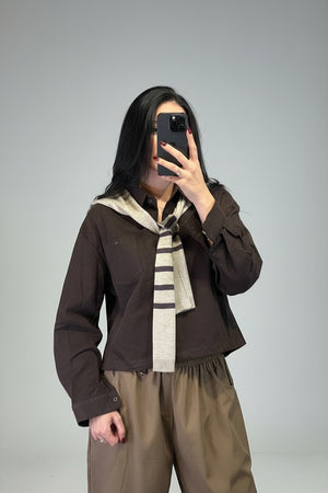 camicia con maglione