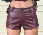shorts melissa in pelle