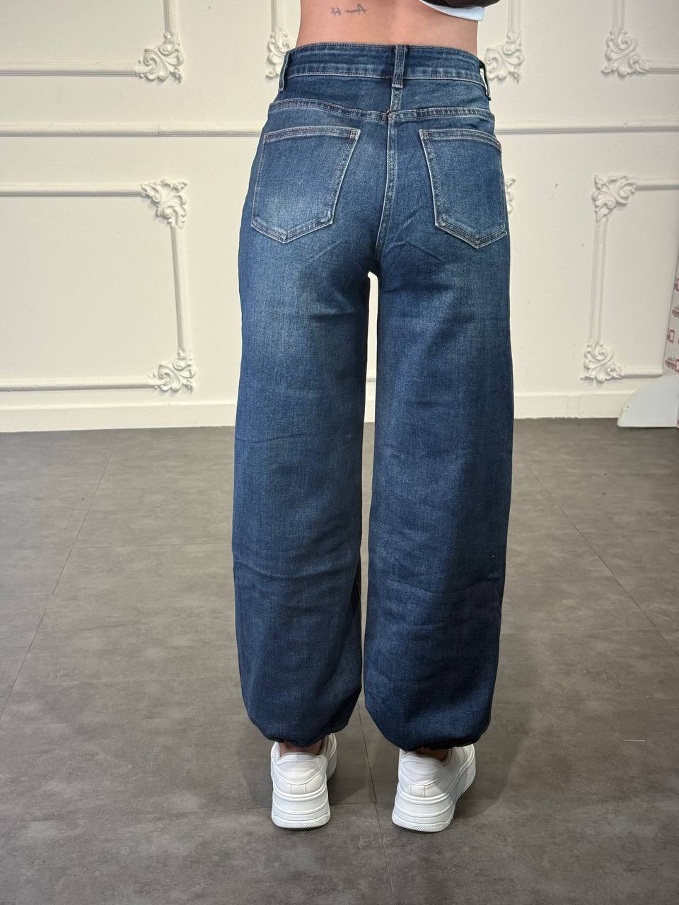 jeans chiusura obliqua