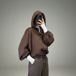 giacchetto scamosciato con zip