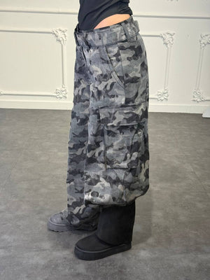 jeans cargo mimetico