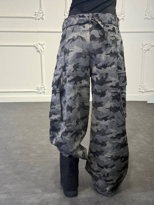 jeans cargo mimetico
