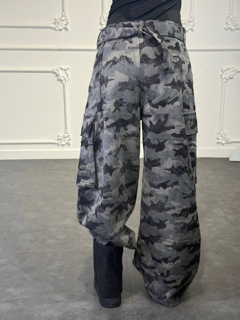 jeans cargo mimetico