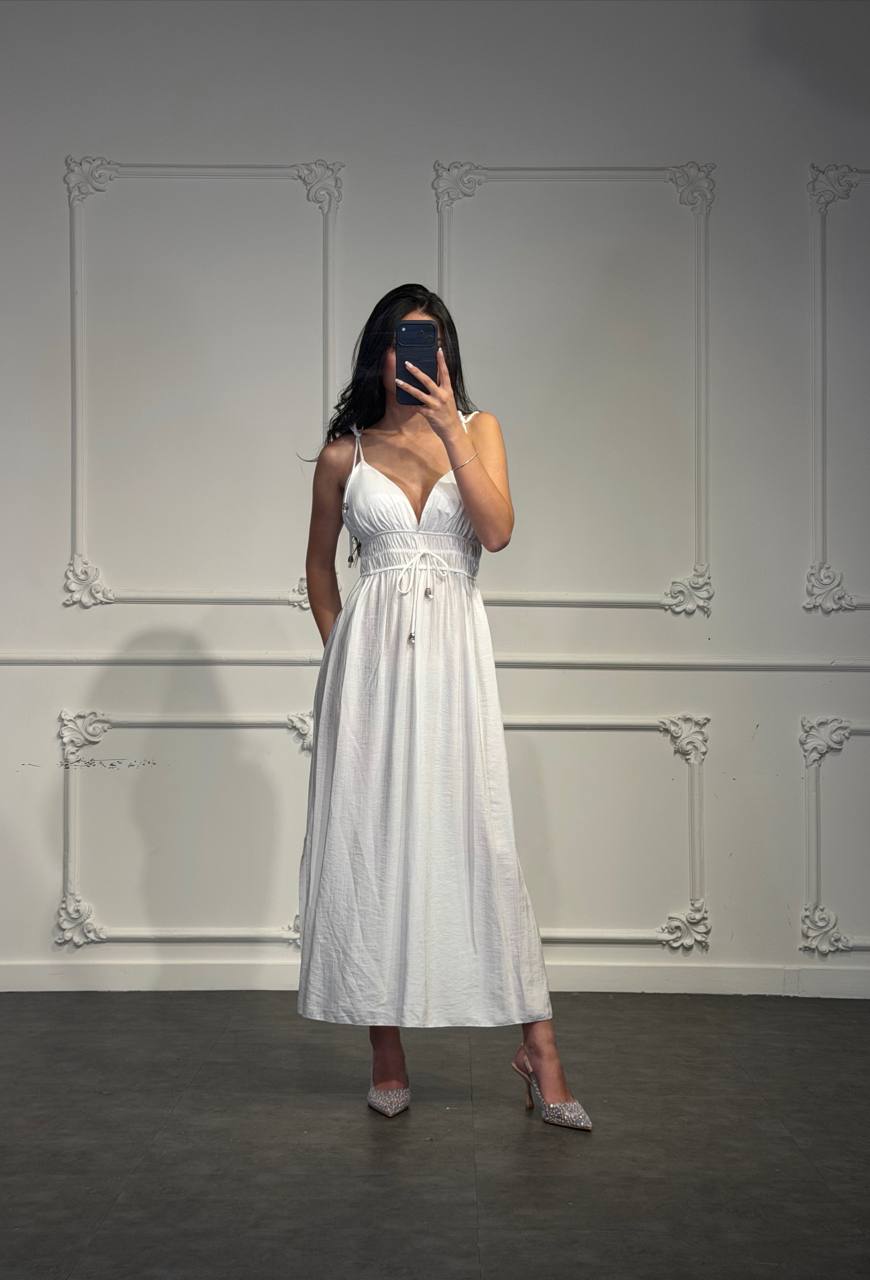 abito luisa in cotone lungo