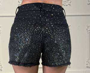 shorts con strass