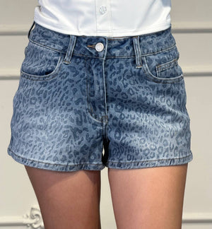 shorts leopardato