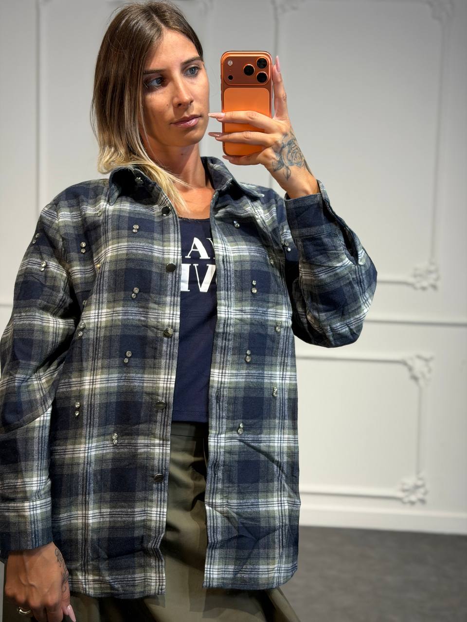camicia con canotta always love