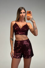 top amanda con paillettes