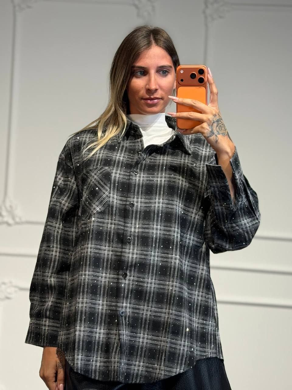 camicia strass