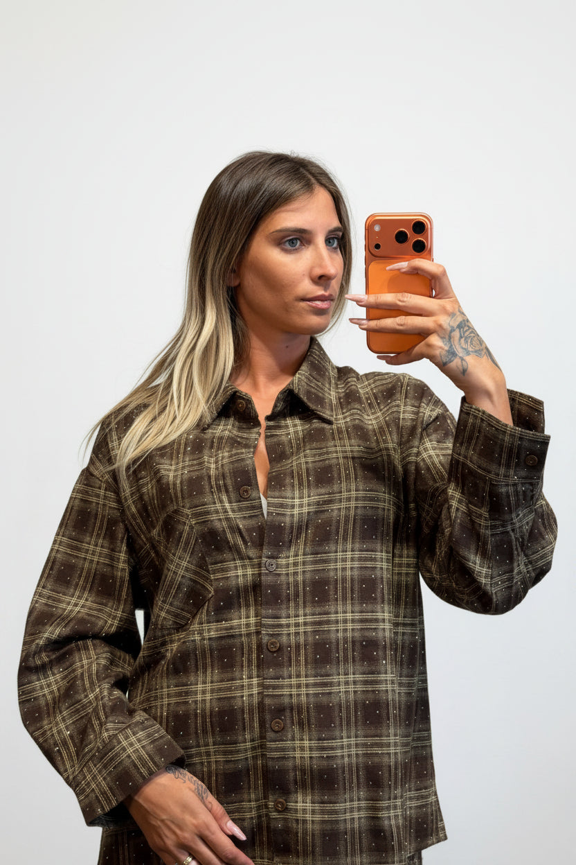 camicia strass