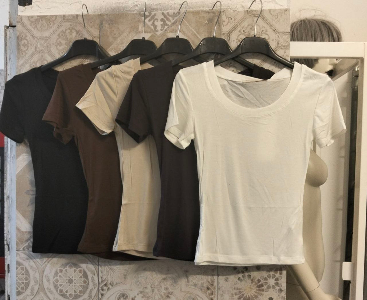 maglia basic a maniche corte