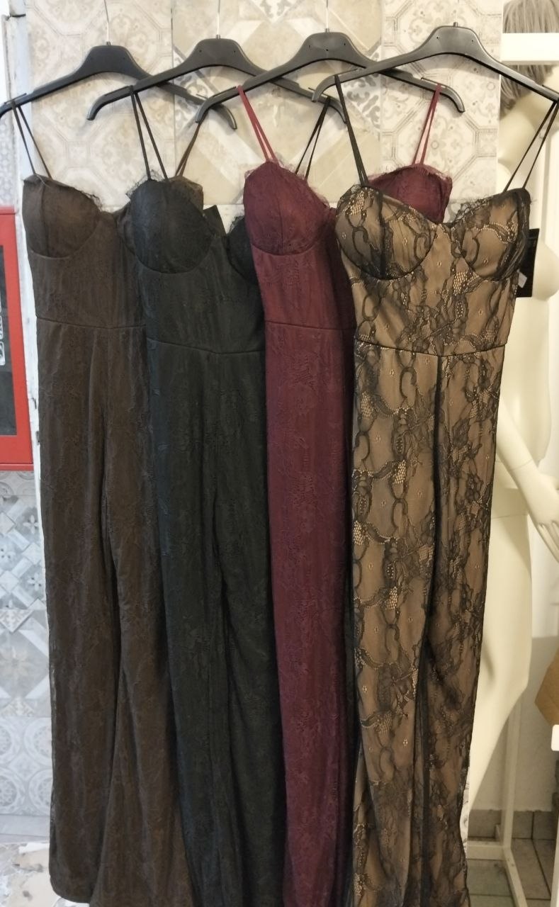 jumpsuit lingerie in pizzo
