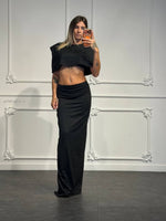 coordinato gipsy con maglia crop