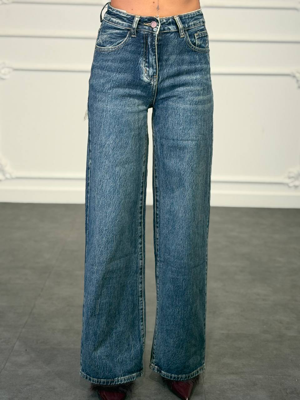 jeans tasca glitter vinaccia