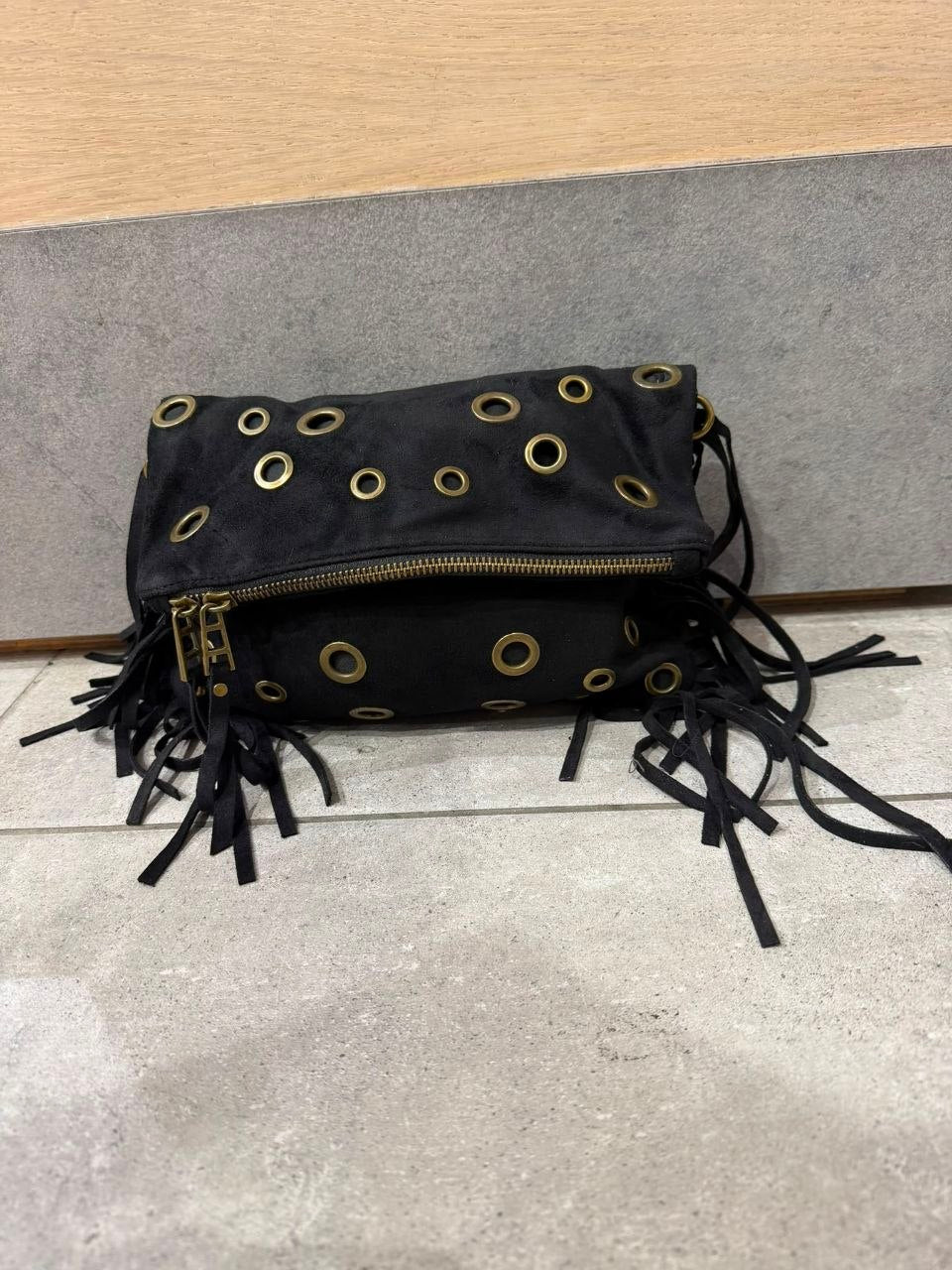 borsa rebel con frange