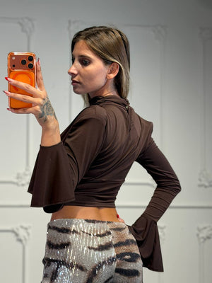 maglia con manica a campana