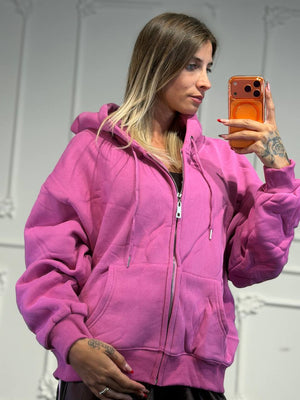 felpa zip over