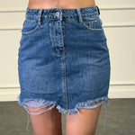 gonna jeans semplice