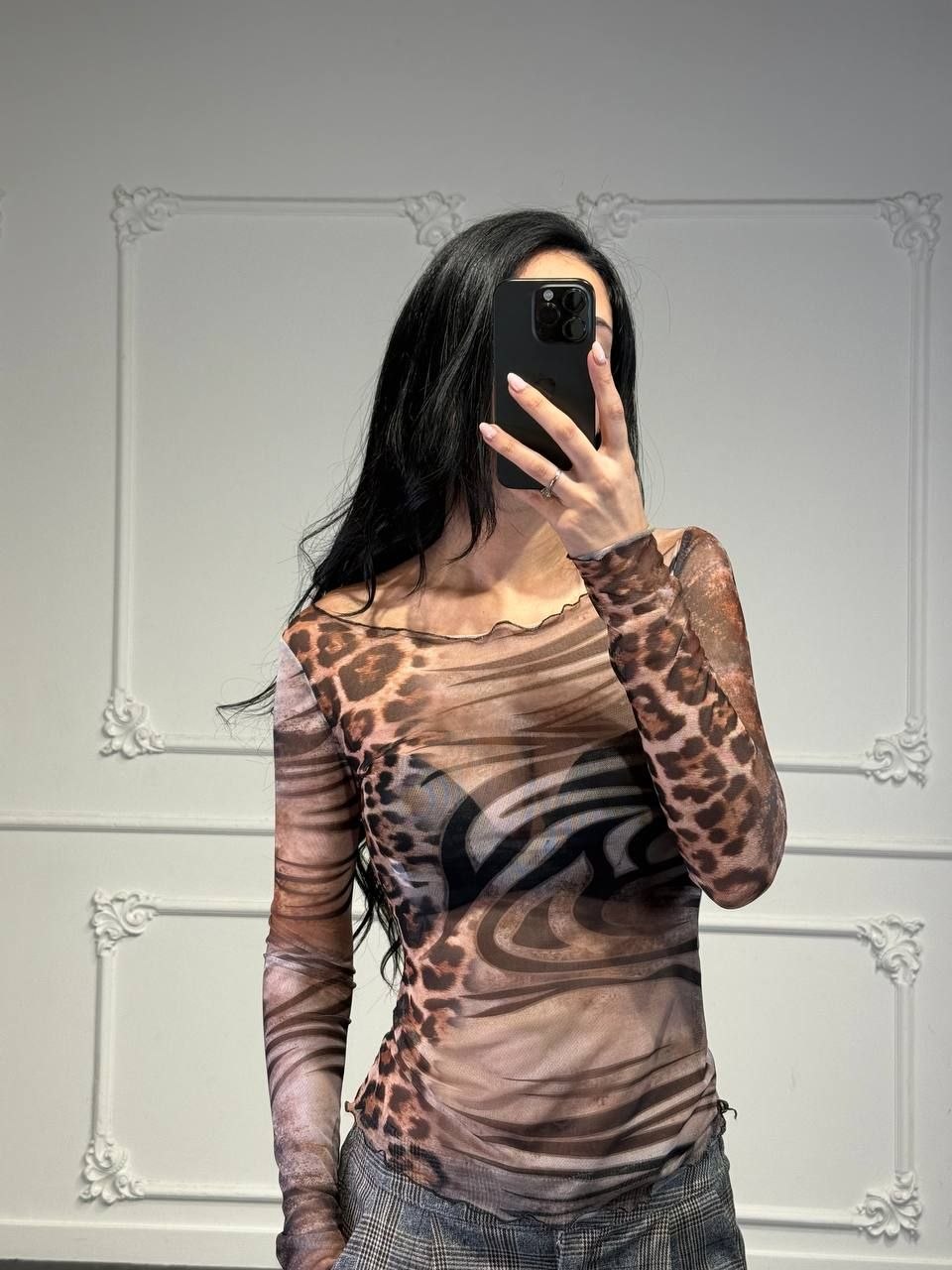 maglia velata a famtasia