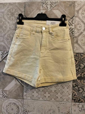 shorts lungo a vita alta