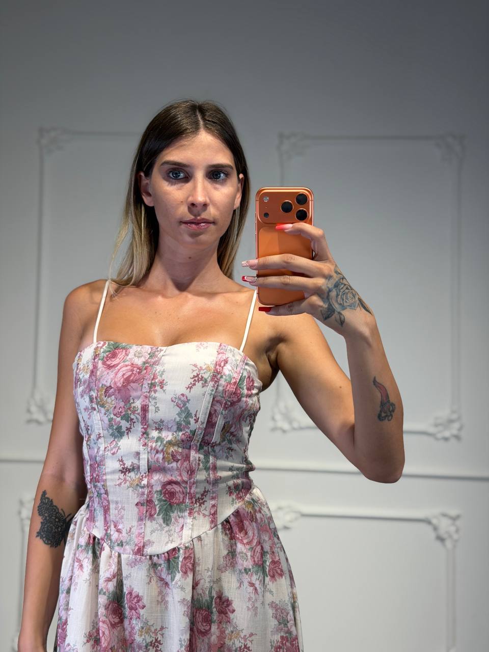 abito ania a fiori