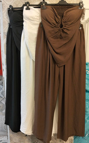 set veronica con top a cuore