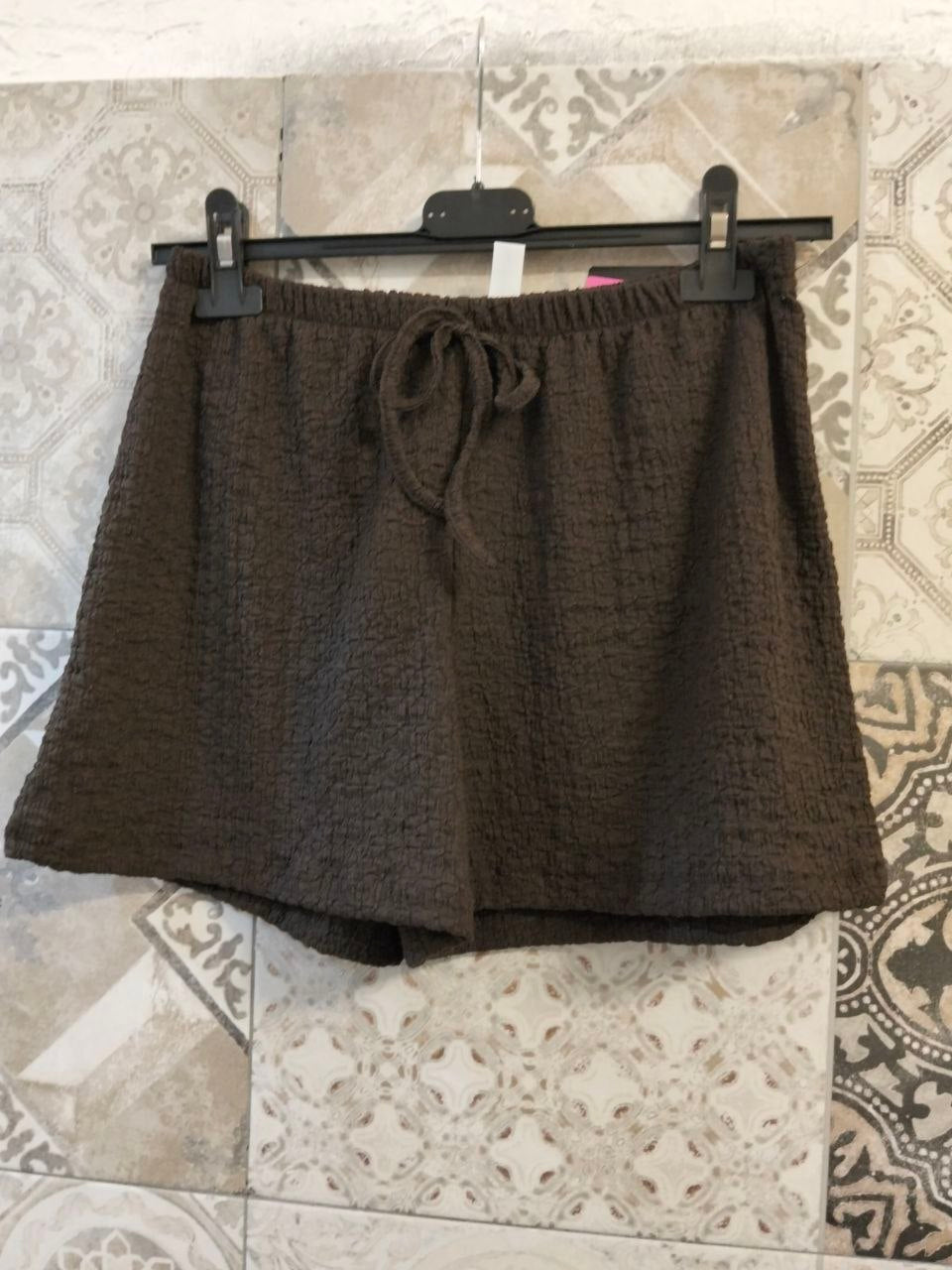 shorts trama lavorata