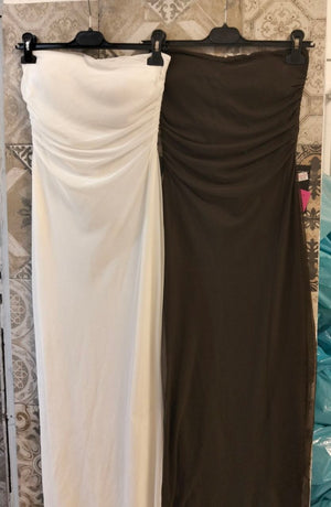abito tulle spalline sottili