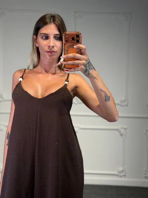jumpsuit con periline