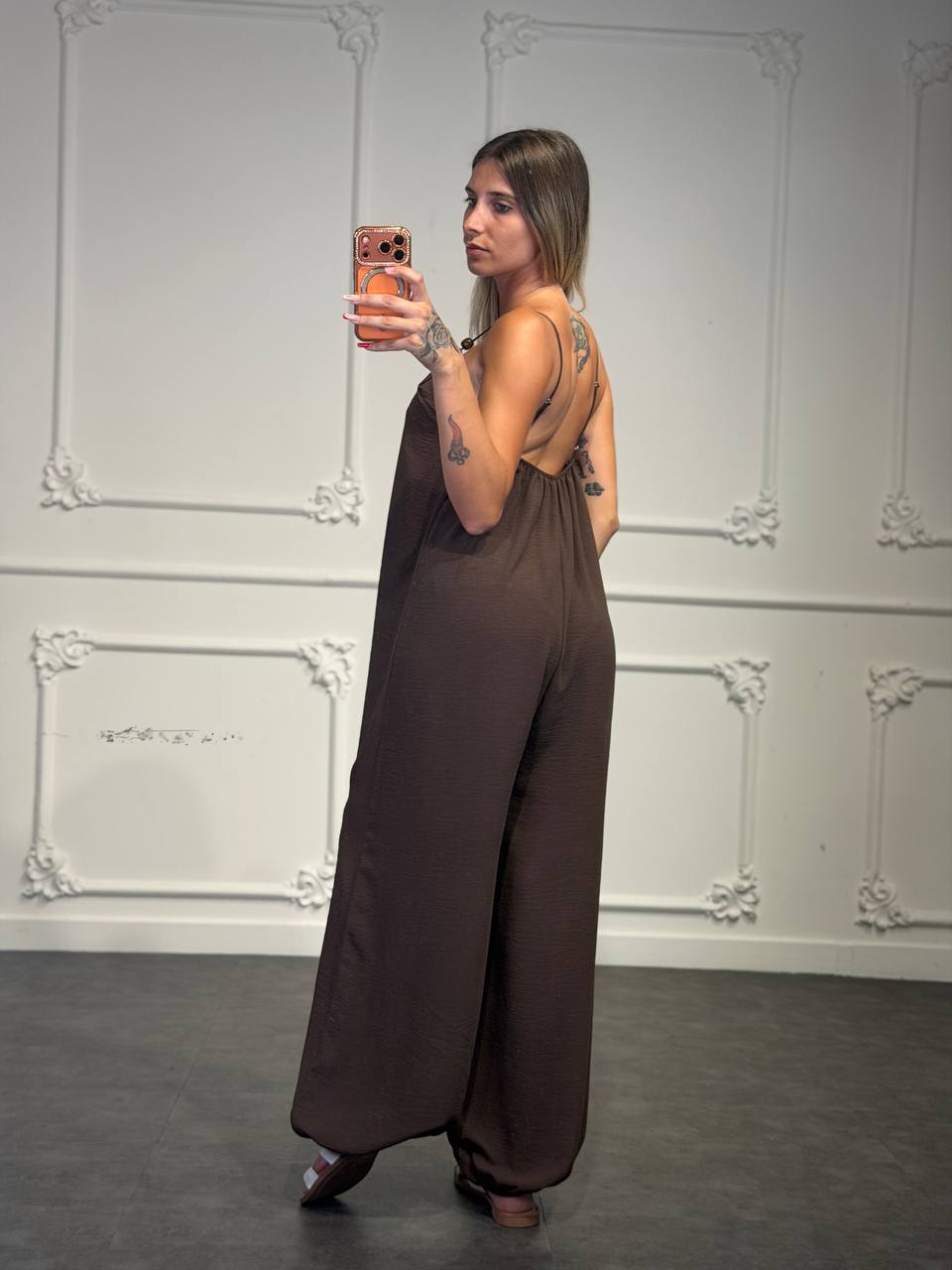 jumpsuit con periline