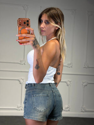 top halter cartapesta