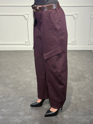 pantaloni cinzia con cinta
