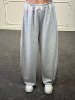 Pantaloni palazzo morbidi con vita elasticizzata