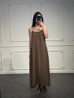 abito ampio in lino - Dverso Fashion
