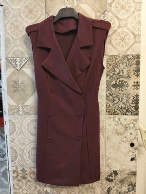 abito blazer smanicato - Dverso Fashion