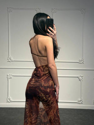 abito fuego - Dverso Fashion