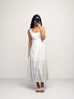 Abito pizzo San gallo lungo - Dverso Fashion