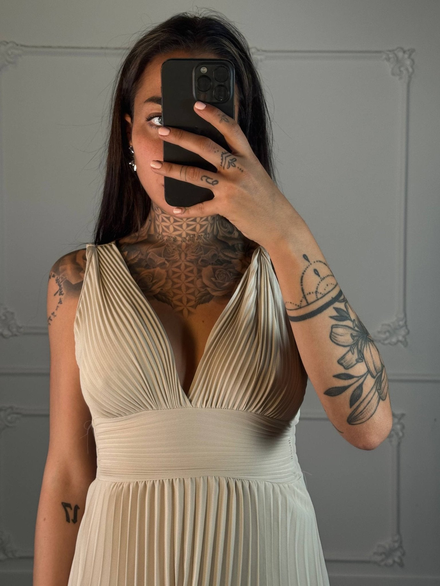 abito plissettato - Dverso Fashion
