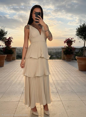 abito plissettato - Dverso Fashion