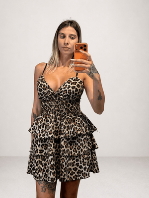 abito roof a balze - Dverso Fashion