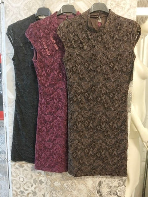 abito singapore in pizzo - Dverso Fashion