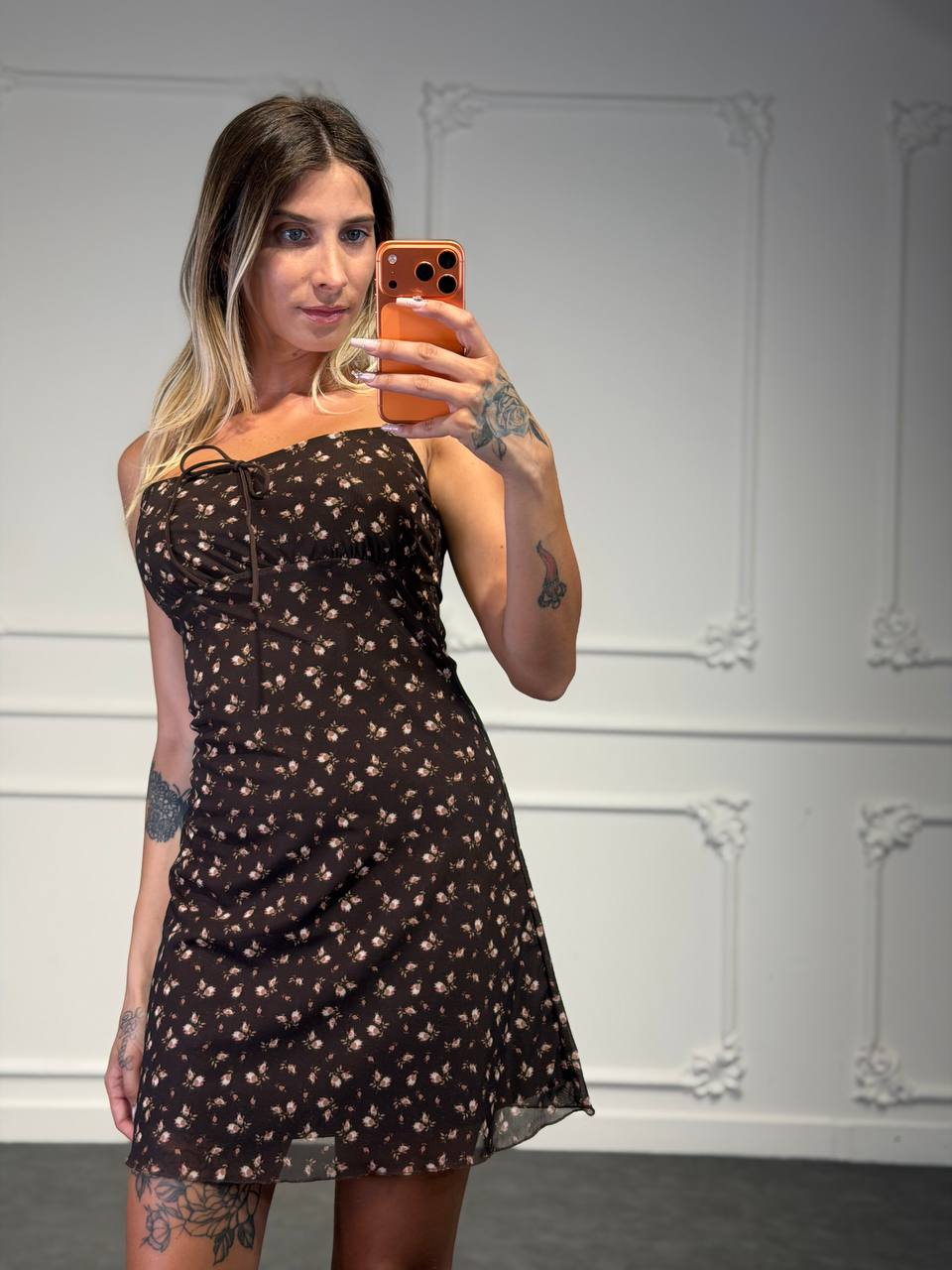 abito sun flower corto - Dverso Fashion