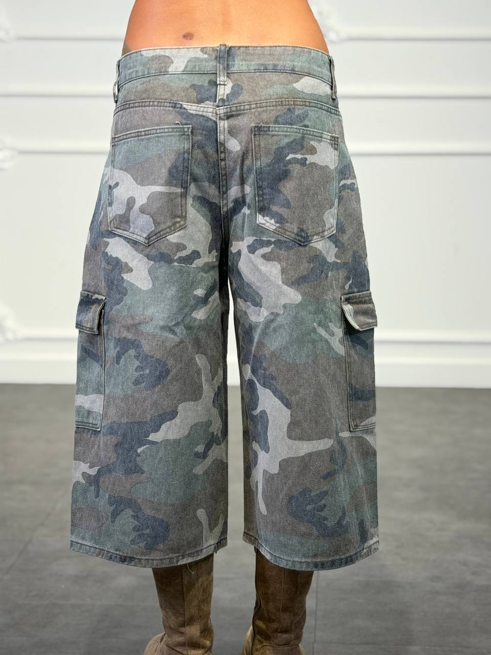 bermuda solid - Dverso Fashion