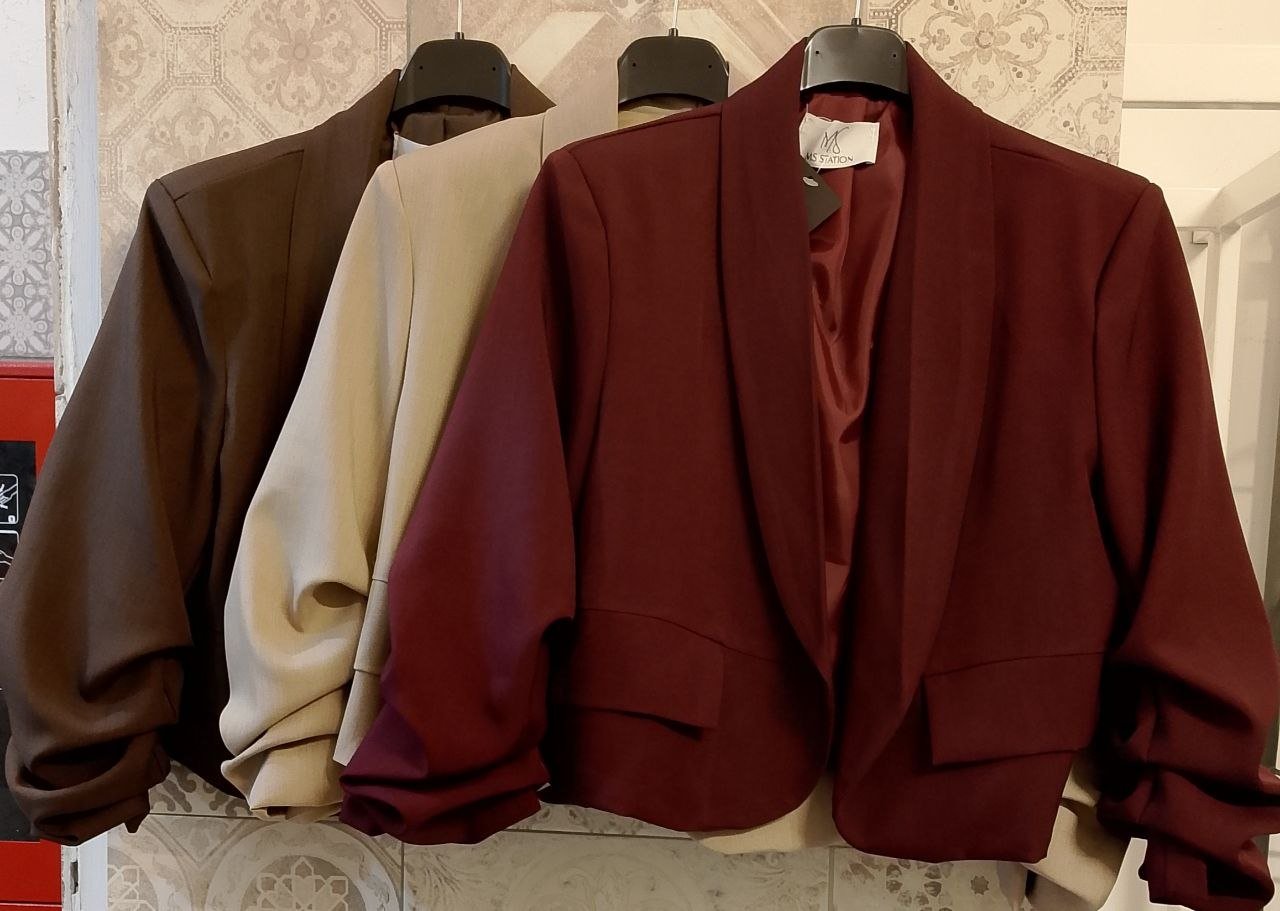 BLAZER CROP - Dverso Fashion