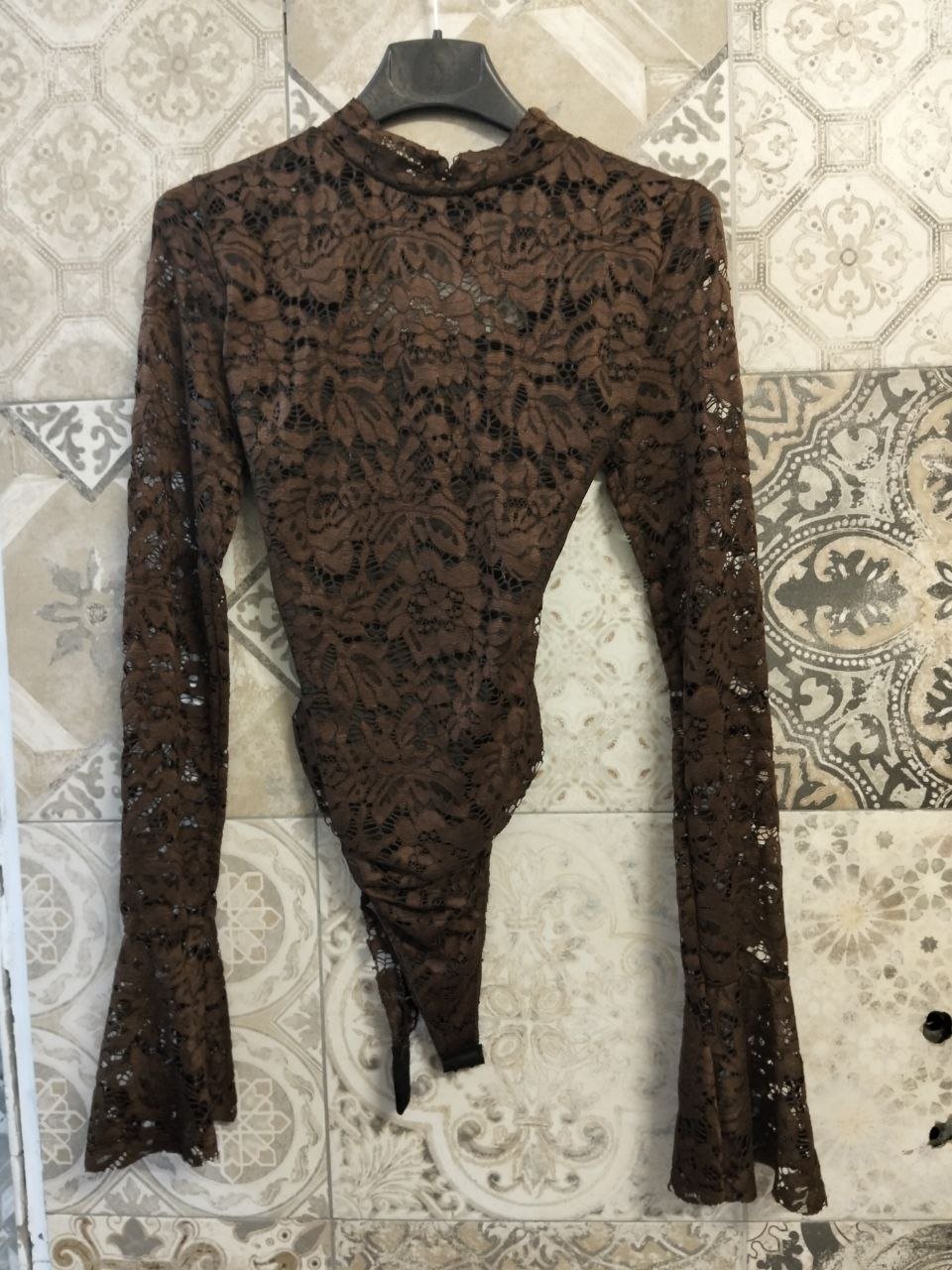 body pizzo mezzo collo - Dverso Fashion