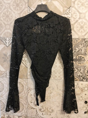 body pizzo mezzo collo - Dverso Fashion