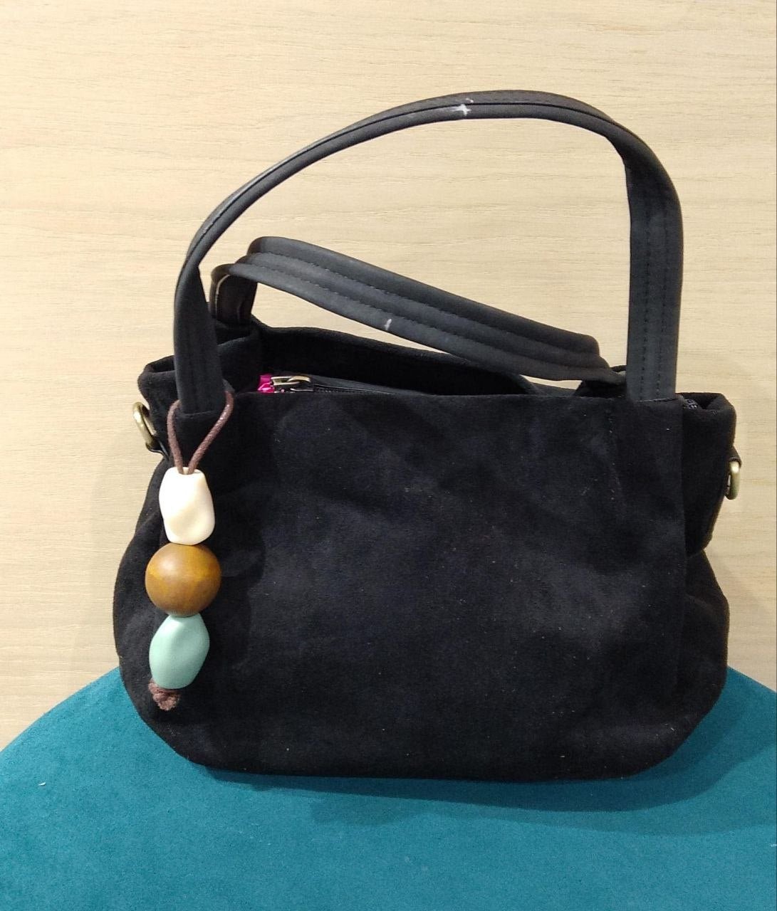 borsa con portachiavi pietra - Dverso Fashion