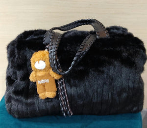borsa peluches bauletto - Dverso Fashion